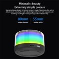 thumbnail image 2 of Portable RGB Lamp Wireless Bluetooth 5.0 Mini Speaker, Atmosphere Light Subwoofer for Outdoor Party Camping, 2 of 6