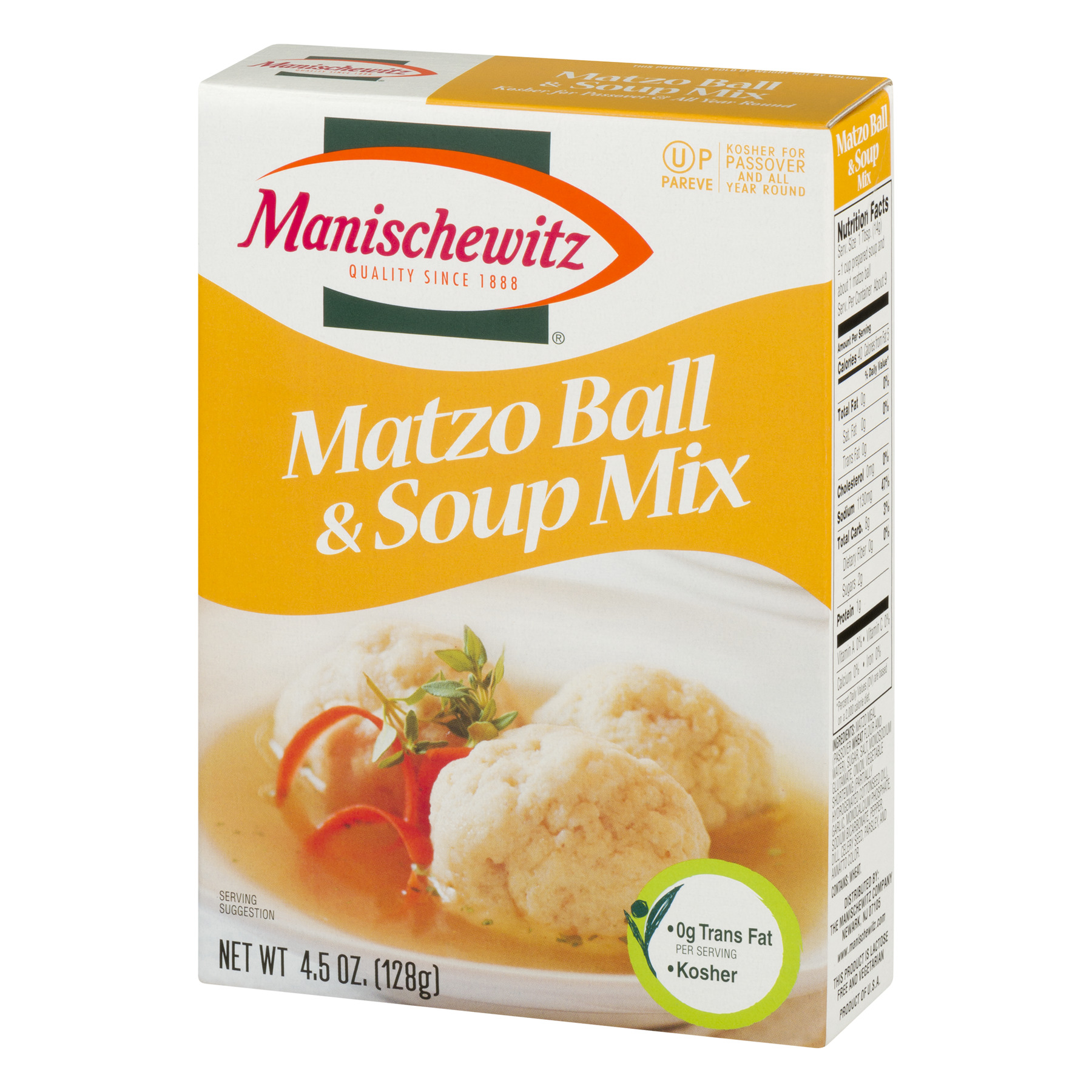 Manischewitz Matzo Ball Soup Nutrition Facts Runners High Nutrition