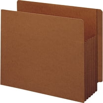 Smead End Tab TUFF® Pocket 5.25" Redrope 10/BX X-Wide Letter (73790)