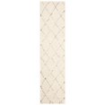 thumbnail image 2 of Safavieh Santorini Naila Shag Scandinavian Geometric Power Loomed Multicolor Runner Rug, 2' x 8', 2 of 8