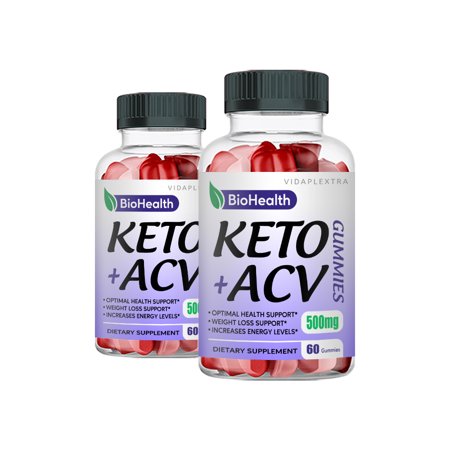 (2 Pack) Bio Health - Bio Health Keto Apple Cider Vinegar Gummies