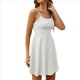thumbnail image 2 of Vestido Mini Plisado con Tirantes Finos y Corsé para Mujer, Corte en A, Entallado y Acampanado. XL, 2 of 10