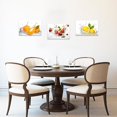 thumbnail image 3 of ZHONGYUTONG 3 Piece Kitchen Wall Art Fruit in Water Canvas Fresh Orange Lemon Strawberry Pictures Print Colorful Food Artwork for Canteen Restaurant Framed (16.00" x 24.00" x 3PCS), 3 of 5