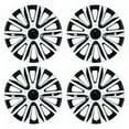 thumbnail image 6 of 4Pcs/Set 17" Hubcaps Wheel Rims Cover Compatible with Steel Wheels Snap on Installation Fit R17 Tire&Steel Rim ABS+PC Material(17 Inch,White Lacquer & Black Lacquer,Set of 4), 6 of 11