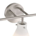 thumbnail image 5 of Possini Euro Design Possini Euro Cielo 24" Wide Brushed Nickel 3-Light Bath Light, 5 of 9