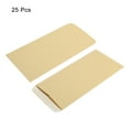 thumbnail image 3 of Unique Bargains #6 Self-Seal Small Items Stamp Storage Coin Envelopes, Yellow 25 Pack, 3 of 5