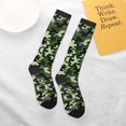 thumbnail image 6 of Army Camouflage Knee High Socks for Women Long Leg Warmers Socks, 6 of 7