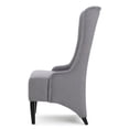 thumbnail image 4 of OYang Dining Chair, Upholstered Back Rest Seat Accent Chair with Birch Wood Legs, Leisure Chair for Restaurants Living Rooms Kitchen Dining Room Office, 4 of 7