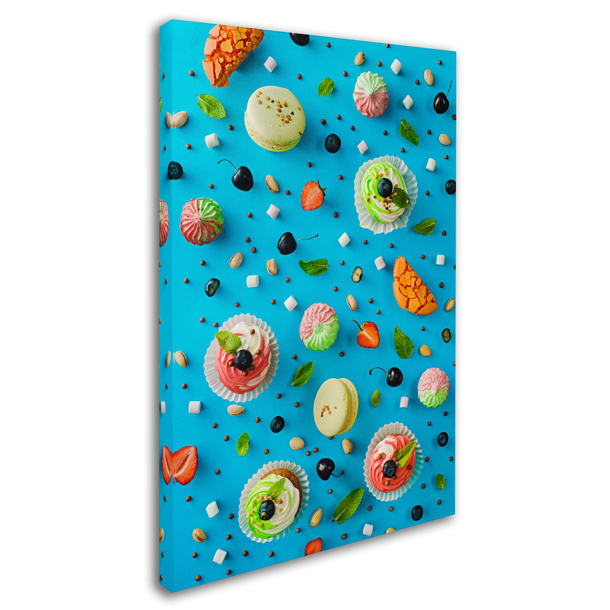 Dina Belenko 'Sweet Pattern Cupcake' Canvas Art