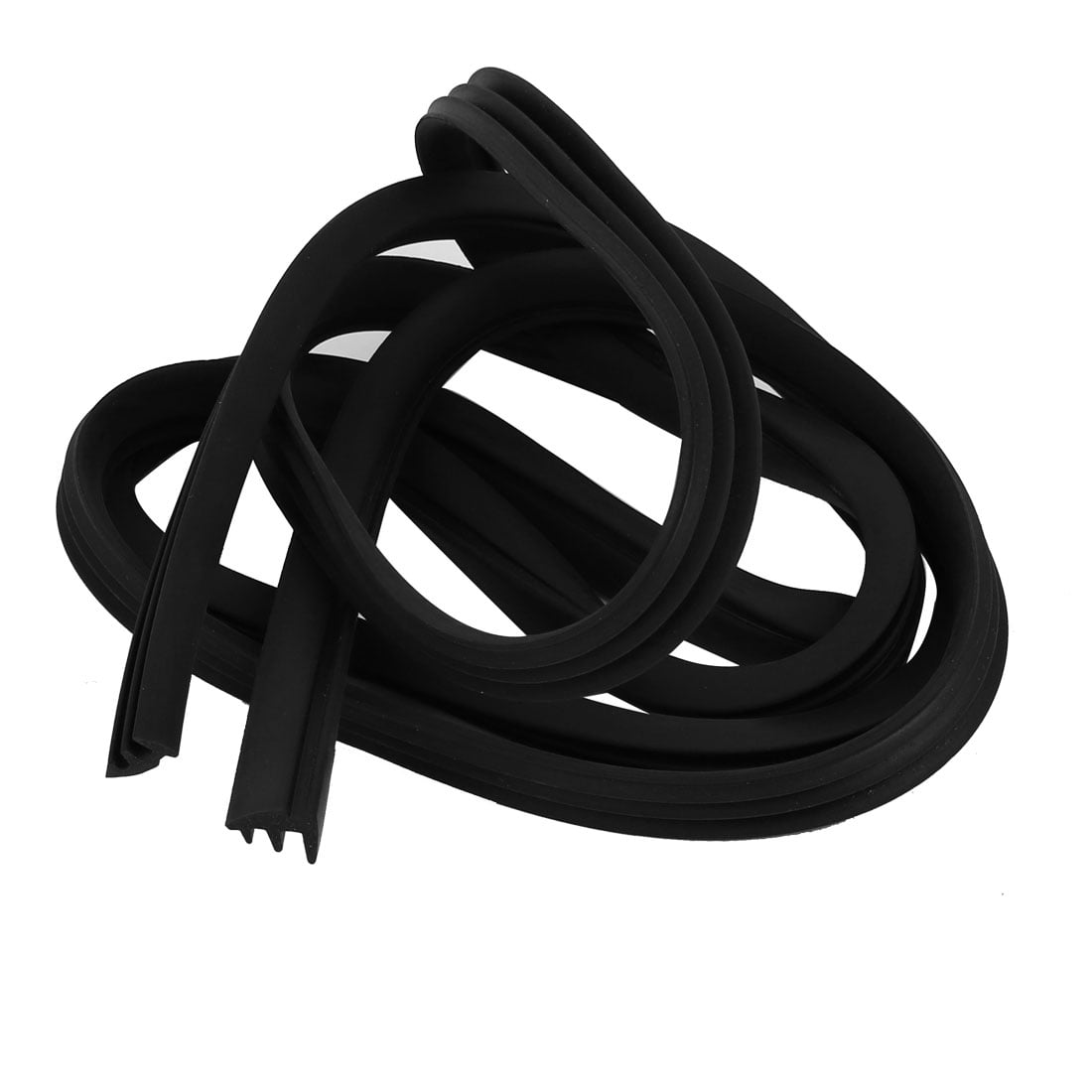 Unique Bargains 2M Length EPDM Rubber Single Side Weather Stripping