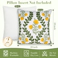 thumbnail image 2 of Sanmadrola Throw Pillow Covers Embroidered 18x18'' Boho Decorative Pillow Cover for Living Room Couch Sofa Bed Home Decor, 2 of 9
