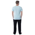 thumbnail image 2 of Intimo Men's 2 Piece Pajama Set Cotton/Poly Blend Jersey Knit Lounge Pants With Soft T-Shirt Top, 2 of 4