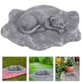 thumbnail image 1 of UPOUART Plaque Commémorative en Résine Grise pour Jardin Extérieur 1Pcs, 1 of 8