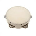 thumbnail image 3 of 10X 6 Inch Hand Tambourine Aluum Alloy Silver, 3 of 4