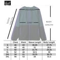 thumbnail image 4 of Beautiful Giant Polyester Men's Coat Long Sleeves Windbreaker Hoodie Jacket for Hiking Trip, 4 of 6