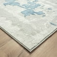 thumbnail image 5 of LR Home Isone Harry Gray/Blue Contemporary Abstract Polyester Blend Area Rug, 2' x 3', 5 of 9