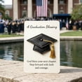 thumbnail image 4 of kjfeif Graduation Blessing Keepsake Card 3D Graduation Cap Pocket Hug Card Inspirational Graduation Wallet Card for High School College Graduation for Family Kids Friends, 4 of 6