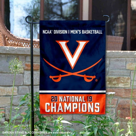- University of Virginia 2019 NCAA National Champions Double Sided Garden Flag