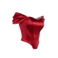 thumbnail image 5 of Yunliwuli Women's Vest Tops, Off Shoulder Slim Fit Solid Color Tube Top Sexy Summer Clothing for Ladies, 5 of 10