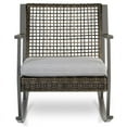 thumbnail image 3 of Real Flame Calvin Fauteuil à Bascule en Aluminium Gris (Ensemble de 2), 3 of 8