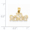 thumbnail image 2 of 14K Yellow Gold I Heart Mommy Pendant, 2 of 2
