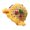 Yellow, variant on Cherry Crochet Bucket Hat Women Spring Autumn Handmade Knitted Cute Beanies Cap Vacation Traveling Beach Hat