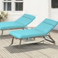 thumbnail image 5 of FKS LIFE 2PCS Outdoor Lounge Chair Cushion, Water Resistant Chaise Lounge Cushions 70*22.3*3.4 Inches Non-Slip Patio Pool Lounge Chair Cushions with Ties, 5 of 8