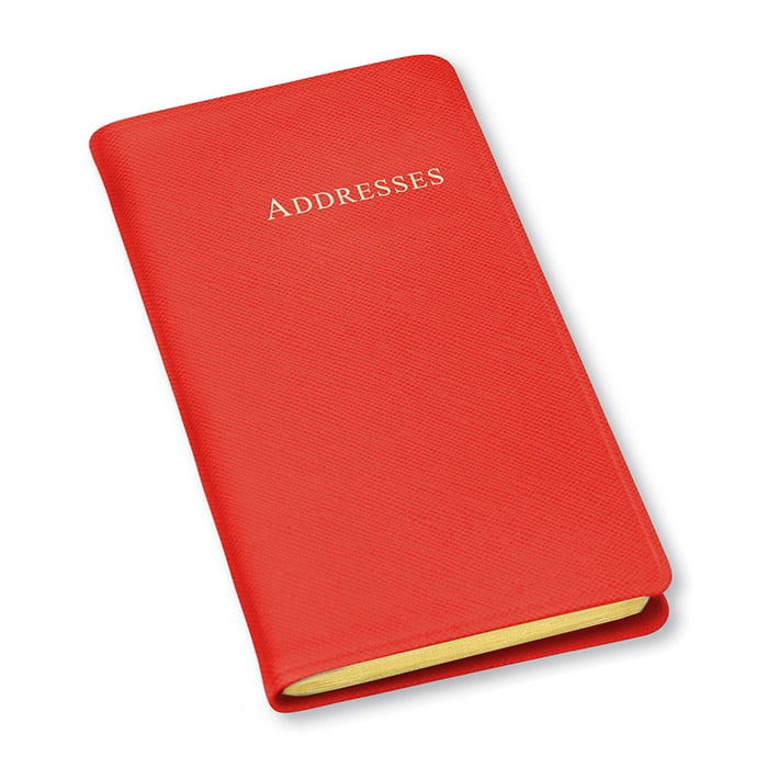 Simulated Leather Pocket Address Organizer by Gallery Leather, 6" x 3.