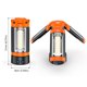 thumbnail image 2 of Luz de camping plegable, linterna recargable con soporte telescópico, lámpara de tienda plegable, pantalla de energía, luz de camping portátil para camping, senderismo, 2 of 9