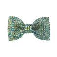 thumbnail image 2 of BAETEUY Men Bow Tie Patchwork - Color Shining Rhinestones Elastic Rope Neck Tie, 2 of 8