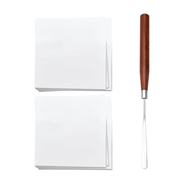 lionlar 100 Pieces Disposable Nail Polish Palette Paper for Gel Color Makeup Drawing