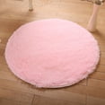 thumbnail image 2 of Tapis Rond Doux et Shaggy pour Salon, Tapis de Sol pour Chaise, Chambre, 2 of 6