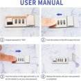 thumbnail image 3 of Marble Diary With Lock, Refillable A5 Daily Journal For Girls And Women, 192 Pages Cute Notebook With Combination Lock For Teen Girls And Boys - Purpl, 3 of 5