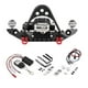 thumbnail image 1 of RC Bumper Kits Metal Parts with Winch, Led Lights, Tow Hooks for 1/10 Crawlers Trucks SCX10 90046 90047 S95 Accessory titanium color, 1 of 4