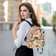 thumbnail image 6 of FORMRS Mini Backpack Purse for Women Travel Daypack Casual Shoulder Bag, Watercolor Grapefruit, 6 of 7