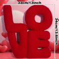 thumbnail image 3 of Valentines Day Creative Love Shaped Pillow With Bold Letter Design For Home Sofa And Bed Decoration, Decorative Cushion Accent For Bedroom Living Room To Enhance Romantic, 3 of 7