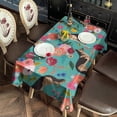 thumbnail image 2 of German Shepherd Dog and Flower Rectangle Tablecloth 60"x102",Waterproof Polyester Rectangle Table Cloth, Wipeable Spillproof Polyester Tablecloth for Dining, Camping, Indoor and Outdoor, 2 of 6