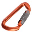 thumbnail image 4 of D-shape Carabiner Auto Lock Carabiner D-shape  Climbing Carabiner Aviation Aluminum Carabiner Durable Aviation Aluminum Auto Lock DShape Carabiner Safe For Outdoor Climbing, 4 of 8