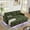 Green, variant on Modern Green Chenille Sofa Bed with Pull-Out Bed, LED Accent Lighting, USB Charging Ports, Cup Holders, and Retractable Table – 3-Seater Multi-Functional Living Room Furniture