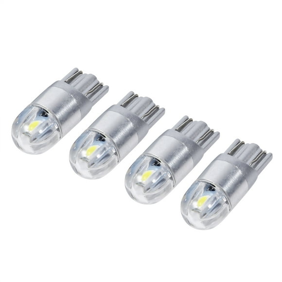 Ampoules Auto T10, Angle de Faisceau à 360 Degrés 4 Pcs Lumière Blanche Lumière de Lecture Intérieure de Voiture 2 LED pour Automobile