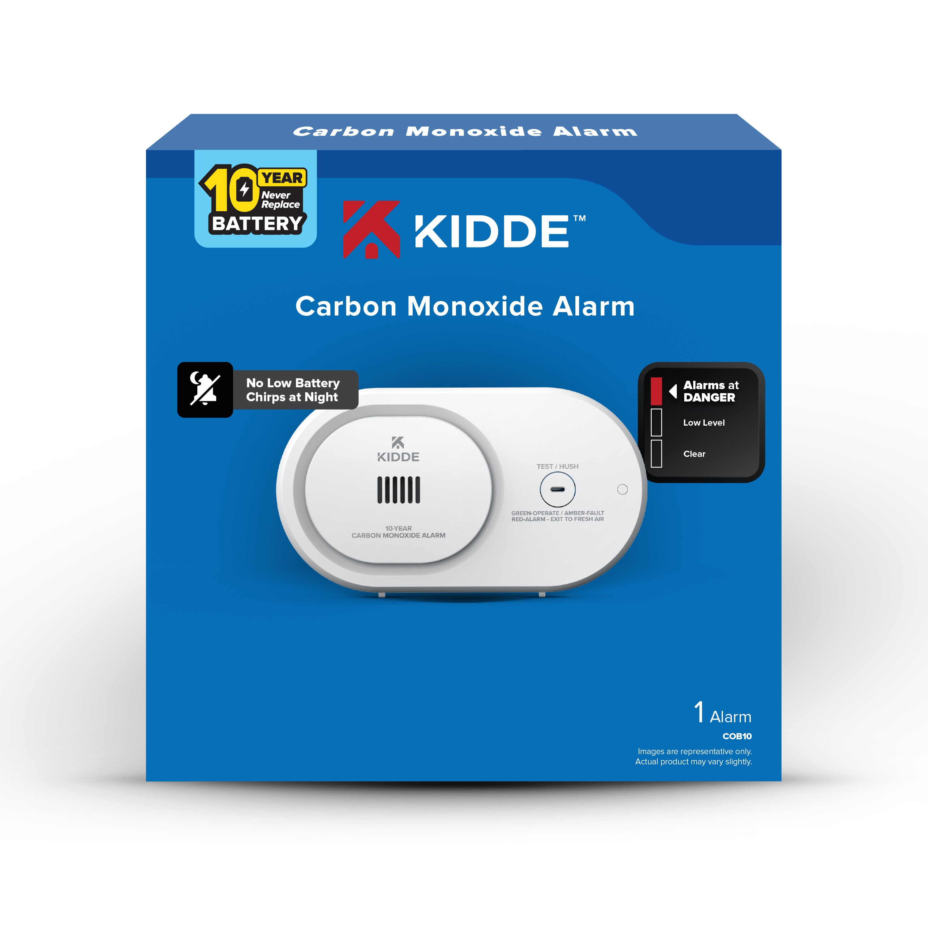 Kidde COB10 10-Year Battery Carbon Monoxide Detector photo 2