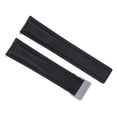 thumbnail image 2 of 24MM LEATHER WATCH STRAP PLAIN BAND FOR BREITLING AVENGER DEPLOYMENT CLASP BLACK, 2 of 2