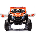 thumbnail image 3 of 24V Ride on Car w/ Remote Control, 4WD Powered Electric Off-Road UTV with 4*200W Motors, Orange2, 3 of 6