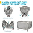 thumbnail image 3 of Cuna Viajera Plegable Shimy Cambiador Canguro para Bebé ajustable, 3 of 10