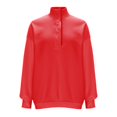 thumbnail image 6 of Sweatshirt for Women Oversized Long Sleeve Henley Neck Pullover Casual Fall 2025 Fashion Tops Button Drawstring Hoodies, 6 of 7