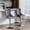 Gray, variant on Adjustable Height Bar Stools, Pu Leather , Comfort For Home Pub And Kitchen (olive , Of 2 Modern , With Comfortable Back 2