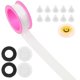 thumbnail image 1 of Shower Flow Restrictors Shower Parts Homeowners DIY Enthusiasts Pink 4.50X4.50X1.80CM Maintenance 1Set, 1 of 5