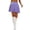 C107 Purple, variant on Gbsyewxs Skirts For Women Mini Skirt High Elastic Waist Solid Color Pleated Sports Tennis Skirt Lightweight Summer Women'S Skirts Beige