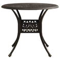 thumbnail image 2 of vidaXL Garden Table Bronze 90x90x74 cm Cast Aluminium, 2 of 5