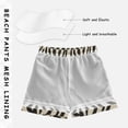 thumbnail image 3 of FORMRS Boys Swim Trunks Quick Dry Mesh Liner Boardshorts Sizes XS-XL, Black Lines, 3 of 7